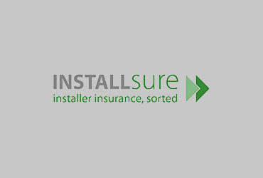InstallSure logo with an off-white background.