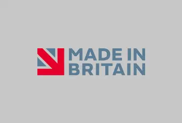 Made In Britain logo with an off-white background.